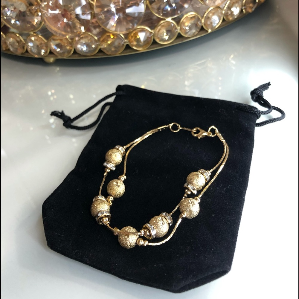 18k gold plated bracelet